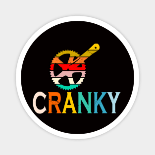 Funny Vintage Cranky Bike Bicycle Rider Cycling Lover Magnet